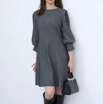 익명 배송 미사용 새상품 시어 숄더 미니 원피스 스나이델 S 사이즈