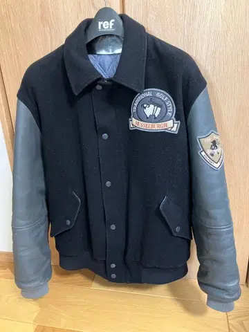 MUSSELBURGH 마셀 장미 바시티 자켓