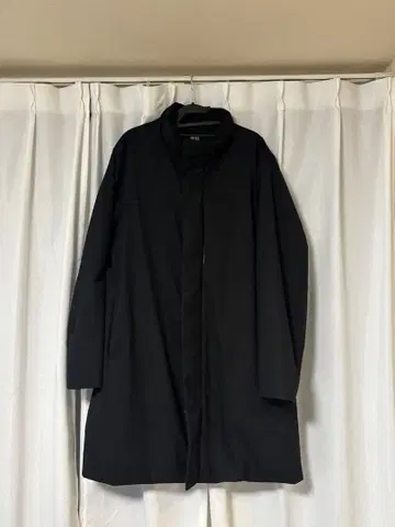 [새상품급] 유니클로 하이브리드 다운 코트 XL 블랙