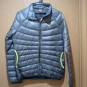 Puma 경량 다운 자켓 L 그레이