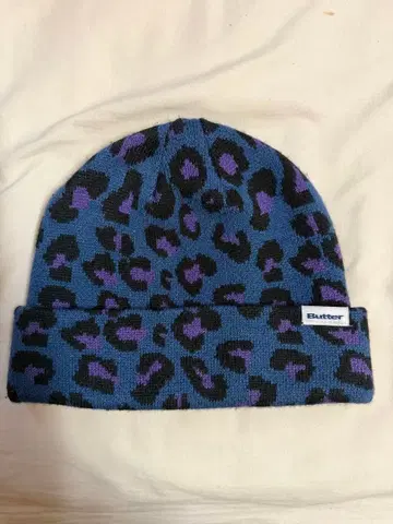 Butter 레오파드 무늬 니트 모자