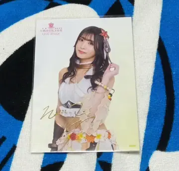 D4DJ 아리스가와 학원 축제 금박 사인 포함 브로마이드 네기시 아이