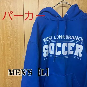 TR91 [US 수입] SOCCER 후드티 [남성용 L 상당] 블루