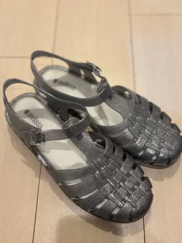 melissa 실버 샌들 US8