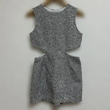 미니 드레스 라메 드레스 S 사이즈 K-스타일 미니 원피스