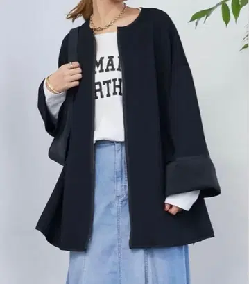 un dix cors 앤디콜 종이상자 노카라 코트