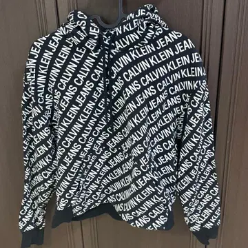CALVIN KLEIN JEANS 로고 후드티