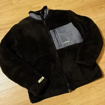 서브사이어티 보아 블루종 플리스 자켓 로고 자수