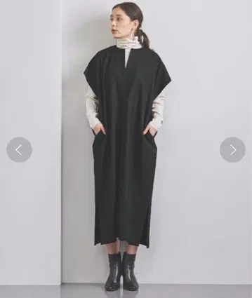 SACRA 스키퍼 원피스 루즈핏 롱