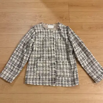 Chico 2way 트위드 프린지 SETUP 자켓