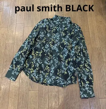 폴스미스 블랙 폴스미스 꽃무늬 올 패턴 긴팔 셔츠 40