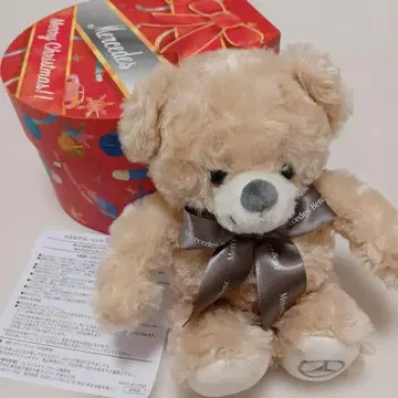 새상품 메르세데스 벤츠 오리지널 크리스마스 테디베어 베이지
