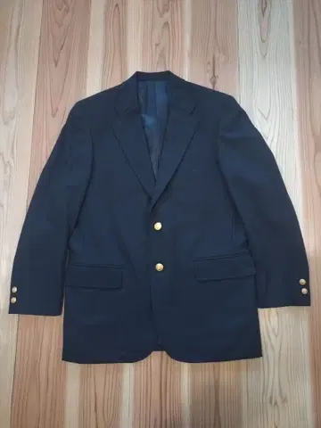 Kent 울 테일러드 자켓 골드 버튼