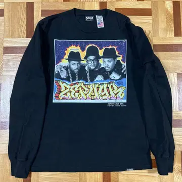 레어 Schott 긴팔티 RUN D.M.C S사이즈
