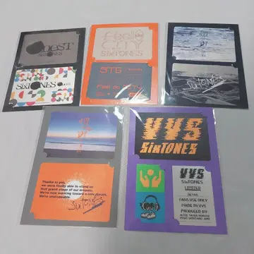 투어 스티커 5매 세트 SixTONES