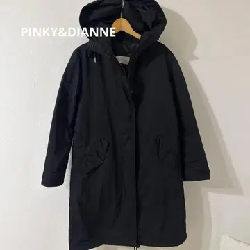 PINKY&DIANNE 블랙 모즈 코트