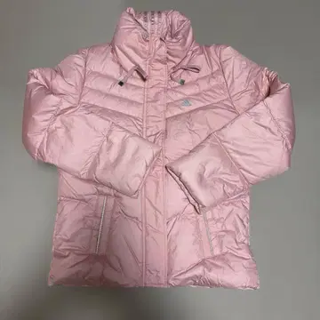 새상품급 아디다스 핑크 다운 자켓