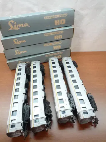 Lima HO 게이지 기차 모형 4량 세트