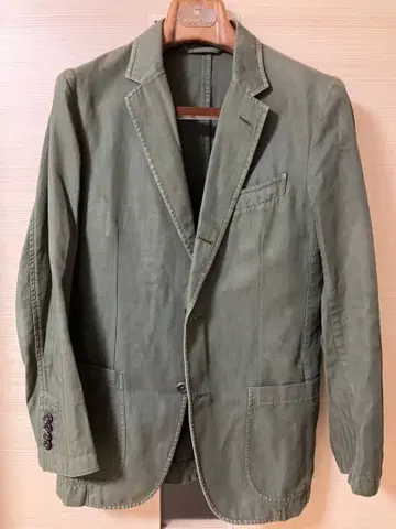 dunhill 자켓 코튼 카키 44