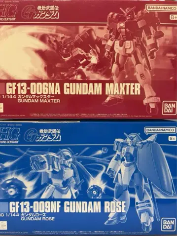 HG 건담 맥스터 & HG 건담 로즈