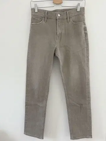 베이스먼트 온라인 스키니 데님 팬츠 베이지 M