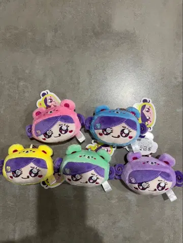 시나곰 페이스 마스코트 총 5종 컴플리트 세트