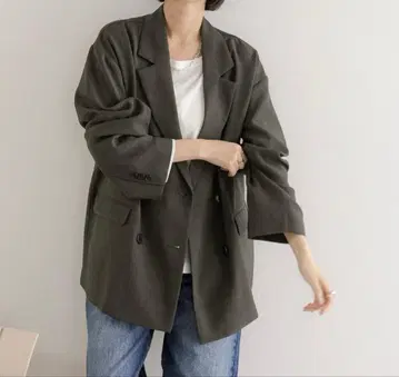 [ 새상품 ] 로리즈팜 홉색 더블 자켓