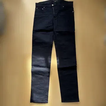 +J 블랙 스트레이트 청바지 30 질 샌더 콜라보 유니클로