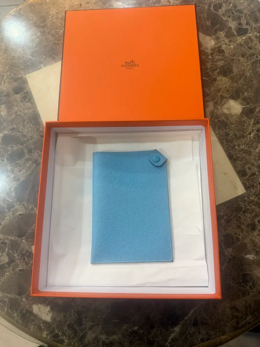 Authentic Hermes Tam Tam Passport Wallet