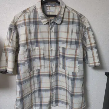 BAYFLOW 체크 무늬 코튼 셔츠 사이즈 4