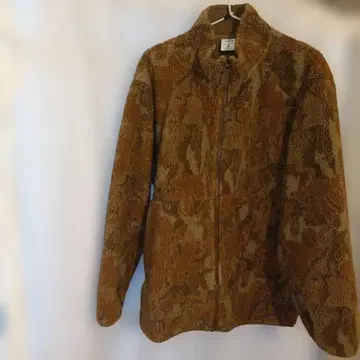 GU 플리스 자켓 브라운 카모플라쥬