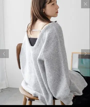 Kastane ZIP 오버 가디건 그레이