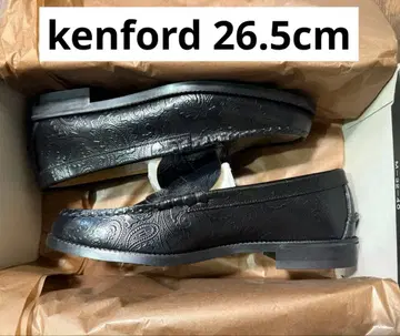 kenford EMBOSSED LOAFERS 페이즐리 블랙 26.5