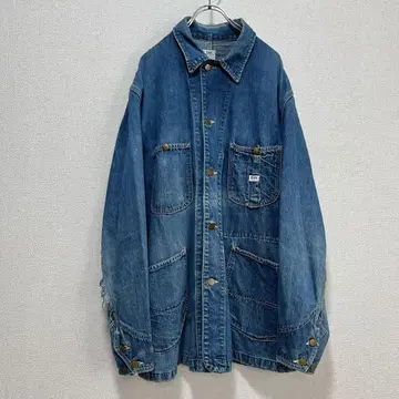 [아트 피스] 60-70년대 전반기 Lee 91-j 데님 커버올 44