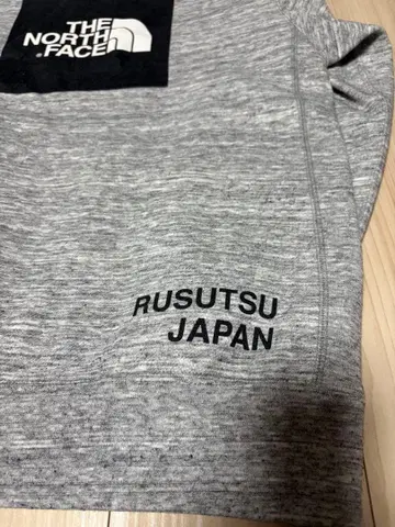 한정판 THE NORTH FACE 그레이 후드티 RUSUTSU JAPAN