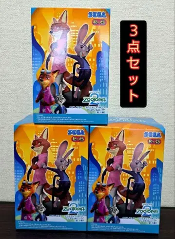 주토피아 2 / 프리미엄 피규어 / 주디 & 닉 (3개 세트)