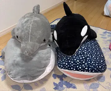 상어 범고래 돌고래 고래 빅 봉제 인형