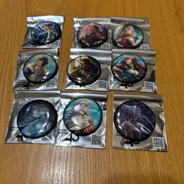 옥토패스 트래블러 0 옥토라 대륙의 패자 캔뱃지 9개 세트