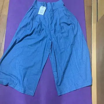 KELEN M 사이즈 가우초 팬츠 라이트 블루