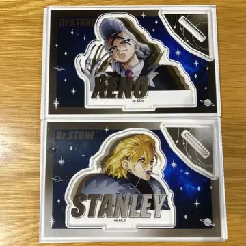 Dr.STONE 빅 아크릴 스탠드 세트 제노 스탠리 다이소