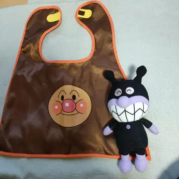 호빵맨 망토와 세균맨 봉제 인형 세트