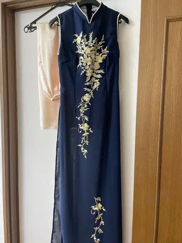 아오자이 드레스/팬츠 세트