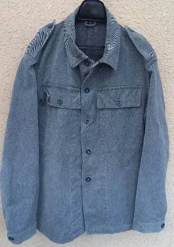 스위스 군 빈티지 데님 자켓 후기 레어