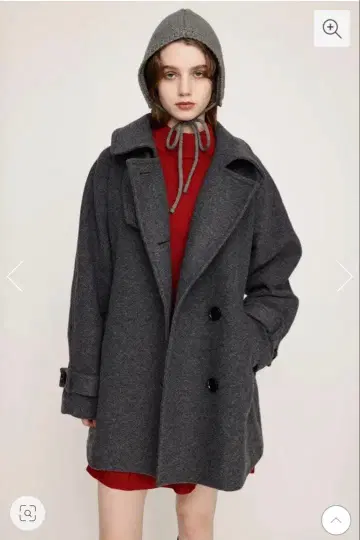 STAND NECK BELTED S/코트