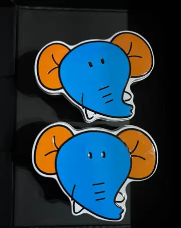 타베코 동물 코끼리 빈 캔 2개 세트