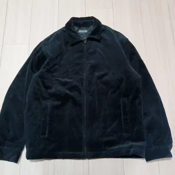 AUTHENTIC 블랙 플리스 집업 자켓 M1363번