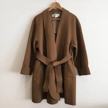 MEZZO FORTE 메조테 랩 코트 브라운 가운 코트 9호