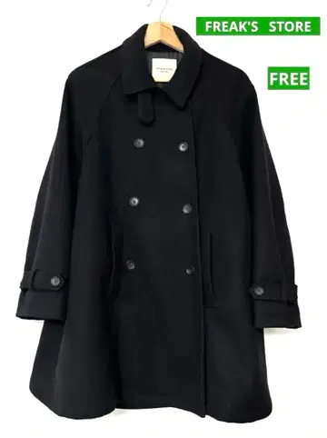FREAK'S STORE 더블 버튼 플레어 코트 FREE 사이즈