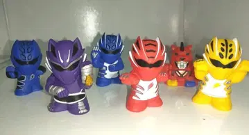 수권전대 게키레인저 손가락 인형 세트 6개