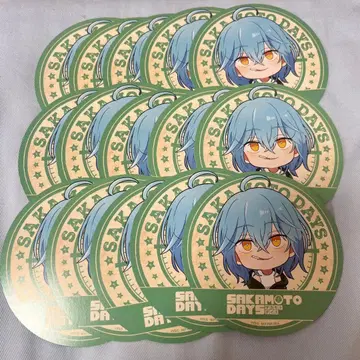SAKAMOTO DAYS 아카오 리온 타워 레코드 카페 코스터
